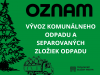 OZNAM – VÝVOZ ODPADU POČAS VIANOC